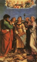 St Cecilia mit Sts Paul John Evangelisten Augustine und Ma