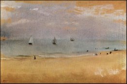 beach with sailing boats