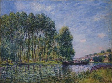 spring on the loing river 1885