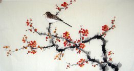 Oiseaux et fleurs - Peinture chinoise