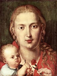 the madonna of the carnation 1516