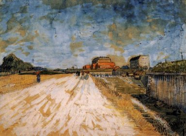 Weg langs de Parijse verdedigingswerken 1887