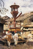 Birdhouse och Market Ahmedabad, Indien