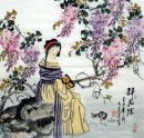 Belle peinture Lady-chinois