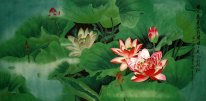 Lotus Chinees schilderij