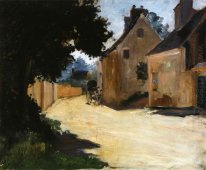 Village Street Louveciennes 1872