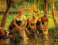 laundring women eragny sur eptes 1895