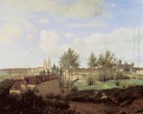 Soissons Seen From Mr Henry S Factory 1833