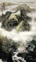 Mountains, river - Chinese Painting