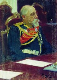 Portrait Of A Governor General Of Finland N I Bobrikov 1903