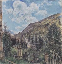 The Cemetery In Gastein 1898