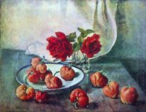 Rosas y fresas