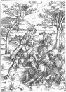 Herkules tötet die Molionides 1496