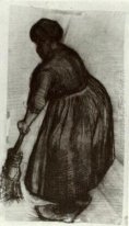 Peasant Woman With Broom 1885 1