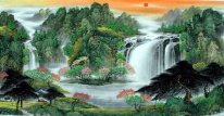 Waterfall - Chinese Painting