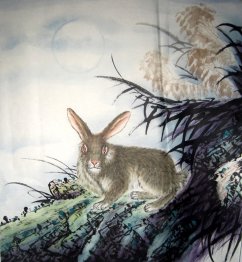 Rabbit - Peinture chinoise