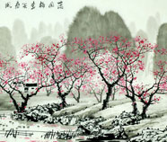 Arbres peintures chinoises