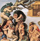Michelangelo Peinture à l'huile
