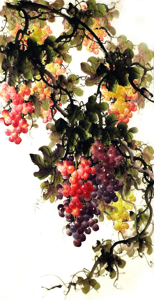 lukisan buah anggur