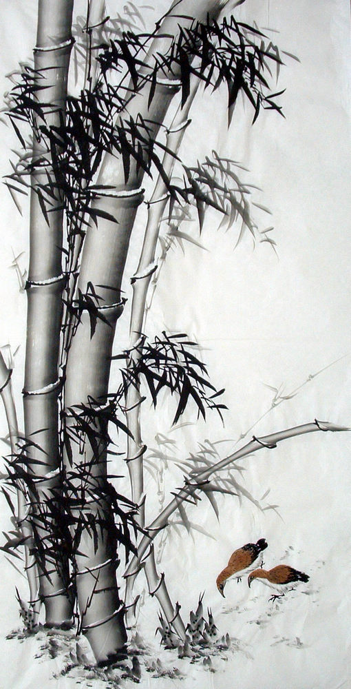 Gambar Pohon Bambu Hitam Putih Gambar Alat Musik