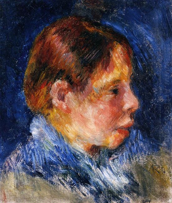 Portrait au pastel d’un enfant