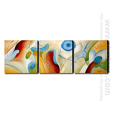 set of 3 oil paintings