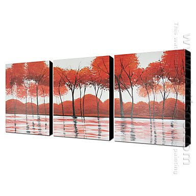 Hand-painted Oil Painting Landscape Landscape - Set of 3