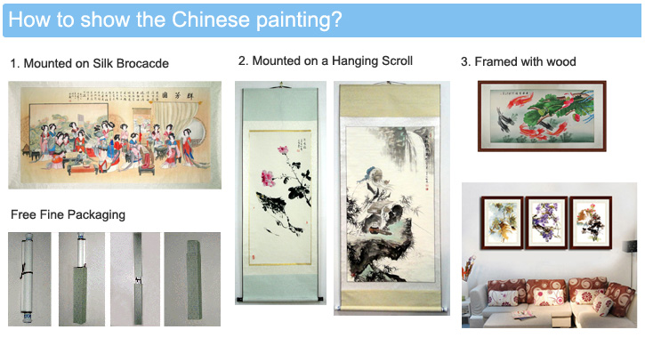 Pivoine-Fugui - Peinture chinoise