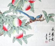 Chinese Perzik Schilderkunst