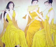 Chinese Mooie Dames Schilderkunst