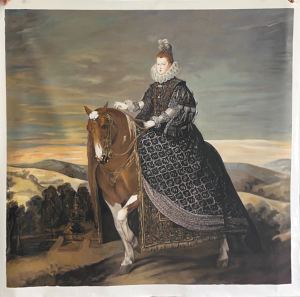 Queen Margarita on Horseback 1634-35